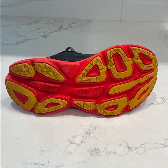 Hoka Black and Red Athletic Shoes - Picture 5 of 16